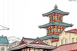 漫画分镜在屏幕上铺开的在线阅览界面